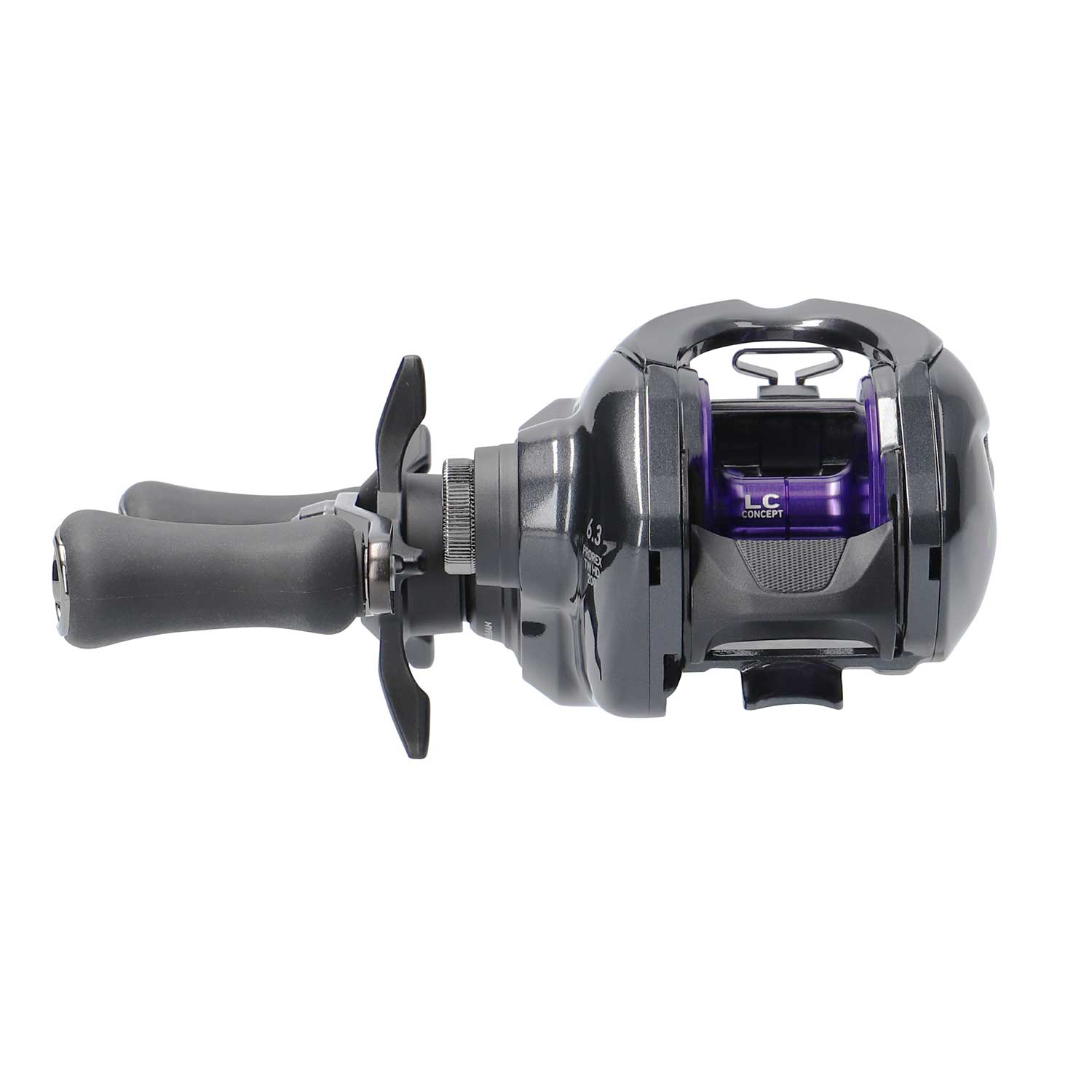 Daiwa Prorex TW HD 200 : le moulinet vu côté manivelle