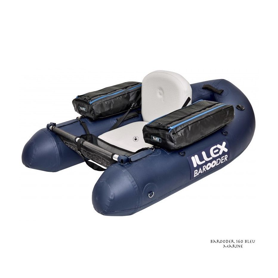 Float tube Illex Barooder 160, le modèle voisin de l'Insider, plus long de dix centimètres