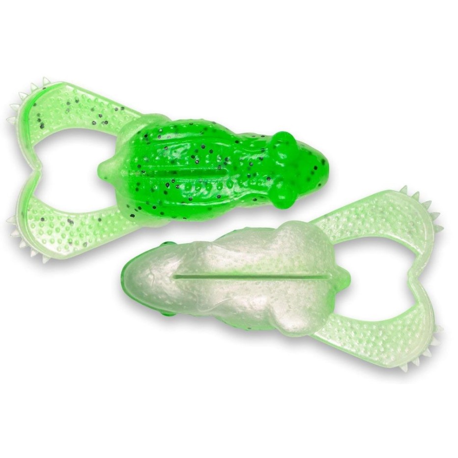 Savage Gear Tough Toad 9 cm : coloris vert translucide