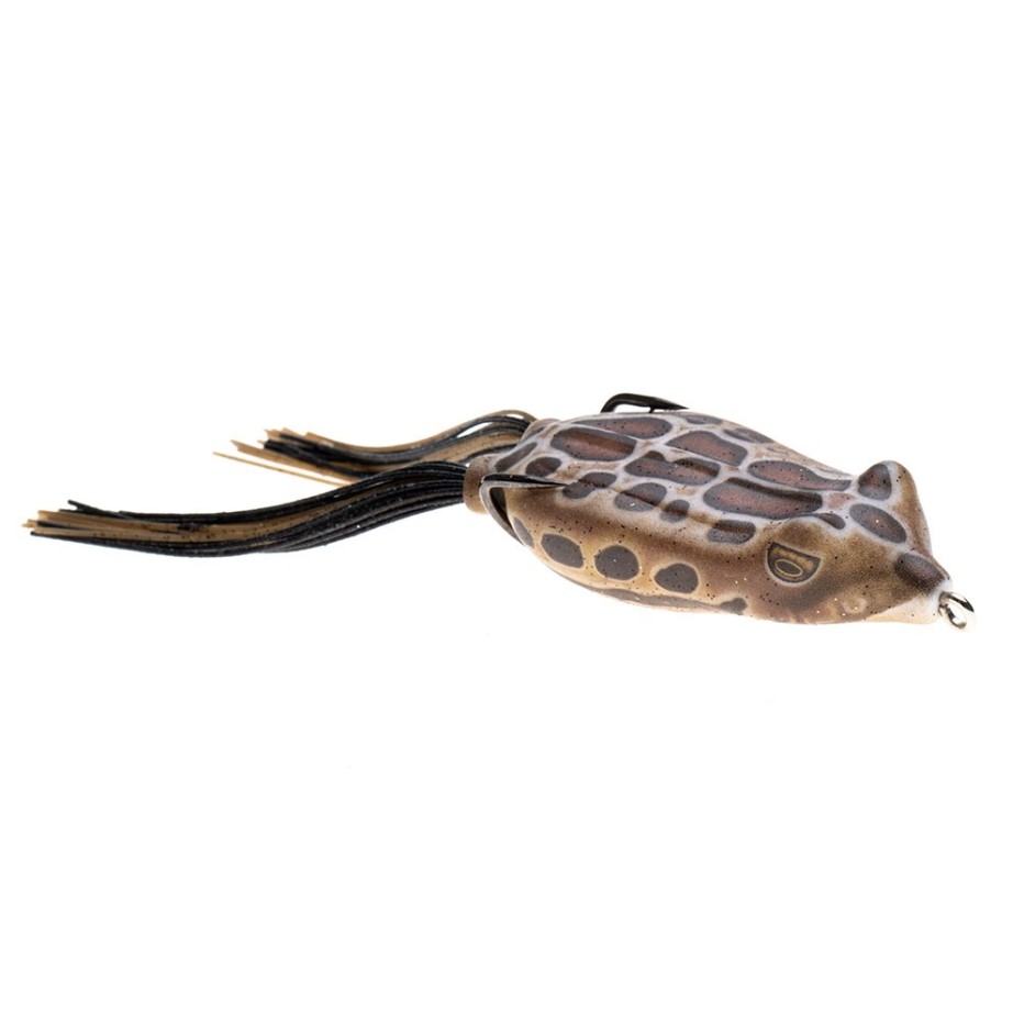 Snag Proof Phat Frog 7,5 cm vue de profil, pattes longues
