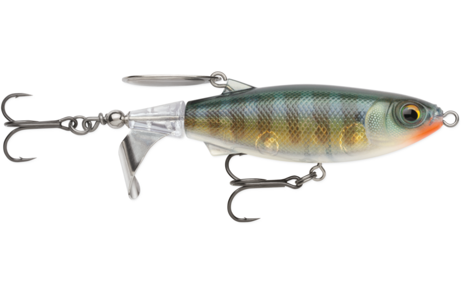 Rapala Claptail 11 cm, leurre de surface à queue articulée pour le brochet