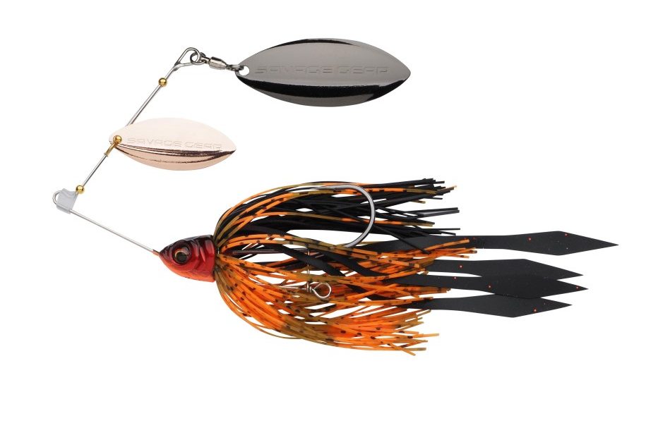 Savage Gear Da Lil Bush L 20 g, petit spinnerbait pour les eaux basses et claires